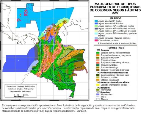 Los Biomas De Colombia Mapa Mental