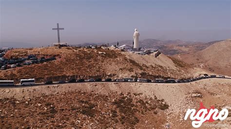 St Charbels Biggest Statue Rises High In Faraya Nogarlicnoonions