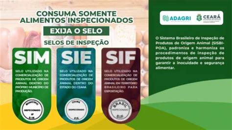 Consuma somente Produtos de Origem Animal inspecionados Agência de