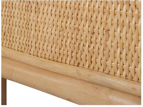 Cabeceira De Cama Solia VENTE UNIQUE Natural Claro Rattan E Fibra