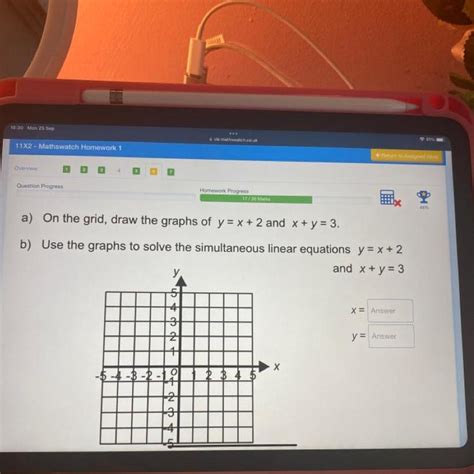 On The Grid Draw The Graphs Of Y X And X Y Use The Graphs