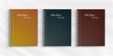 Set of geometric pattern notebook cover background design 2935259 Vector Art at Vecteezy