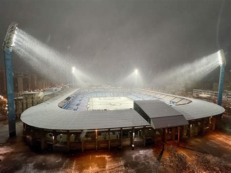 Fotos de la Romareda nevada Imágenes