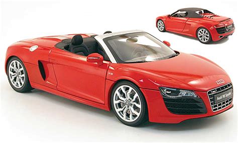 Miniature Audi R8 Spyder 143 Schuco Matt Noire Voiture Miniaturebe