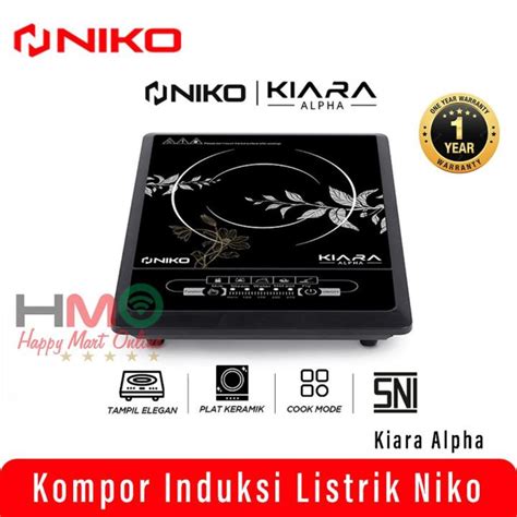 Niko Kompor Listrik Induksi 1 Tungku Induction Stove Niko Kiara Alpha