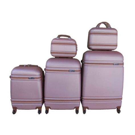 Mooistar 3 Piece Spiral Travel Luggage Bag Set Sastro