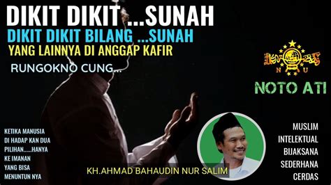 DIKIT Dikit SUNAH Rosul SUNNAH MGAJI CERDAS GUS BAHA YouTube