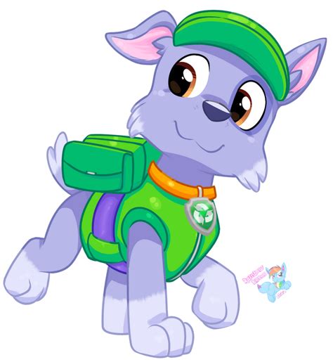 Paw Patrol Rocky Vector 7 By Rainboweevee Da On Deviantart