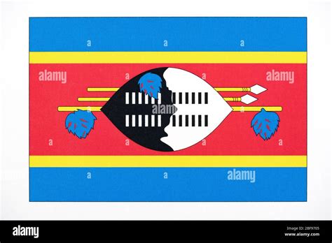 Eswatini National Flag Hi Res Stock Photography And Images Alamy