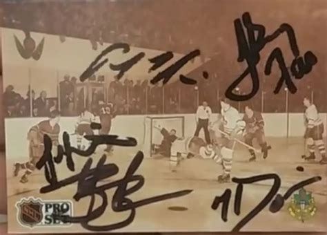 A Journal of Musical ThingsA Bill Barilko Hockey Card Signed by the Hip ...