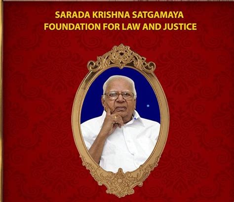 Sarada Krishna Satgamaya Foundation For Law And Justice