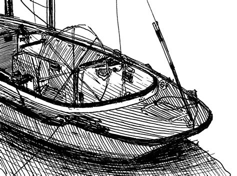 Sailboat Drawing Digital File - Etsy