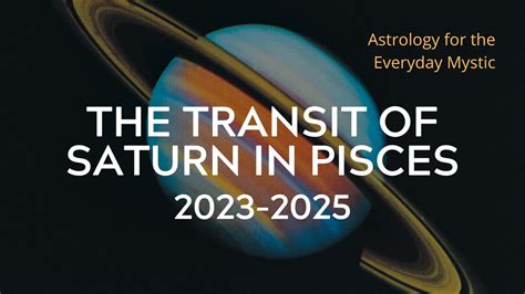 Saturn In Pisces 2023 2026 ALL SIGNS Sun Moon And Ascendant YouTube