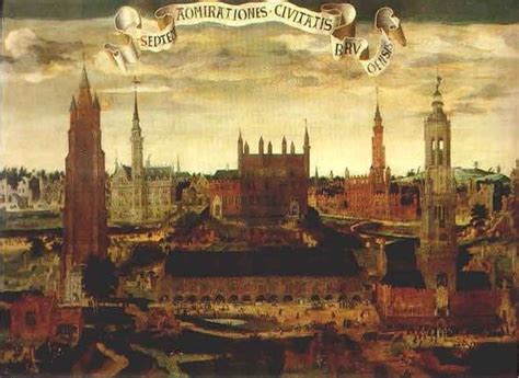 Pieter Claeissens The Elder The Seven Wonders Of Bruges C 1550