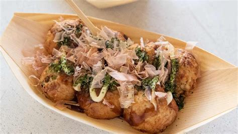 Takoyaki Japanese Street Food Octopus Stuffed Balls Youtube