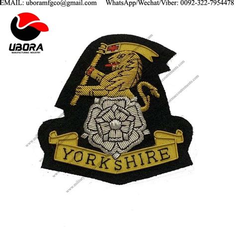 Pin On HAND EMBROIDERY UK BULLION WIRE BADGES