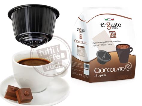 Capsule pop cioccolata compatibili nescafe dolce gusto Tuttiicaffèch