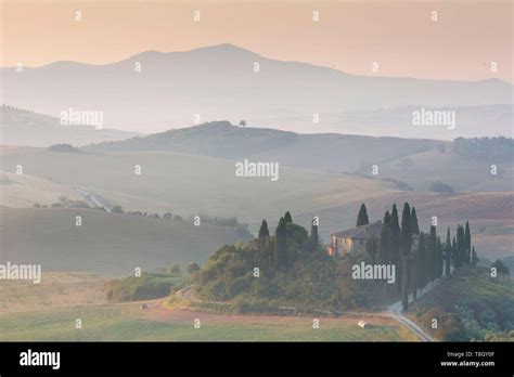 Italy Tuscany Val D Orcia Listed As World Heritage By Unesco