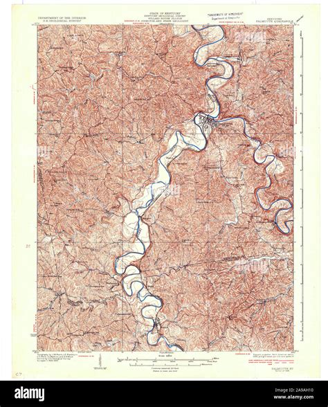 Map Of Falmouth Kentucky Hi Res Stock Photography And Images Alamy