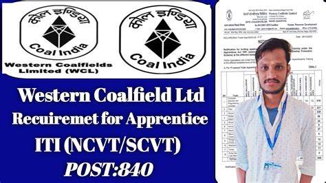 Western Coalfield Ltd Recruitment Apprenticeship Post