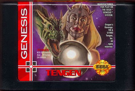 Dragon S Revenge Genesis Box Cover Art Mobygames