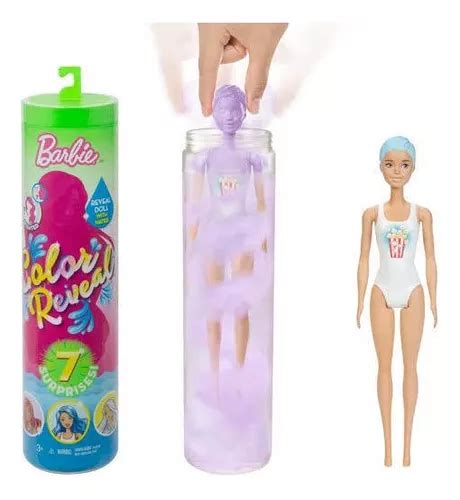 Barbie Reveal Mu Eca Cambia Color En Agua Sorpresa Mattel Env O Gratis