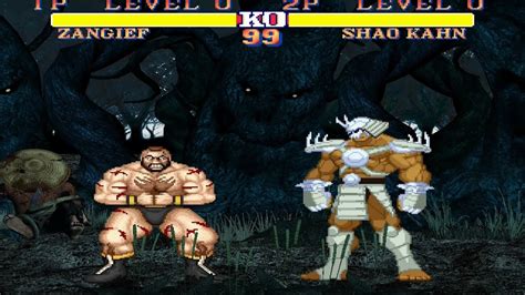 Zangief Shao Kahn Street Fighter Vs Mortal Kombat YouTube