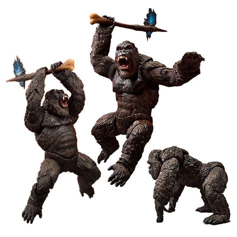 2021 King Kong Vs Godzilla Action Figure Movie Model Movable Joints