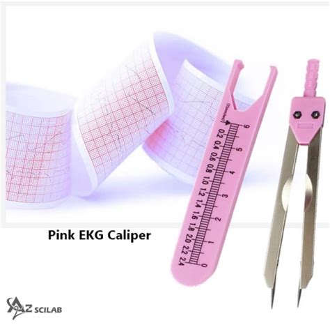 Ontwiew Pcs Ekg Caliper Ecg Calipers Measuring Tool With Ruler