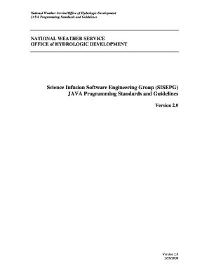 Fillable Online Nws Noaa National Weather Service Office Of Hydrologic