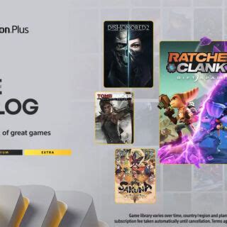 PS Plus Extra Premium Voici La Liste Des Nouveaux Jeux Offerts En