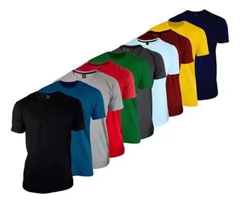 Kit 10 Camisetas Básica Masculina Atacado Revenda Lisa Cores Frete grátis