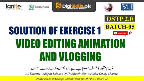 Video Editing Exercise 1 Batch 05 Dstp 2 0 Batch 05 Video Editing