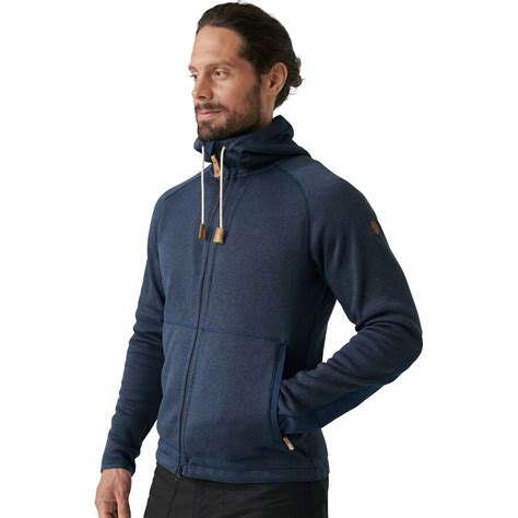 Fjallraven Ovik Fleece Hooded Jacket Mens