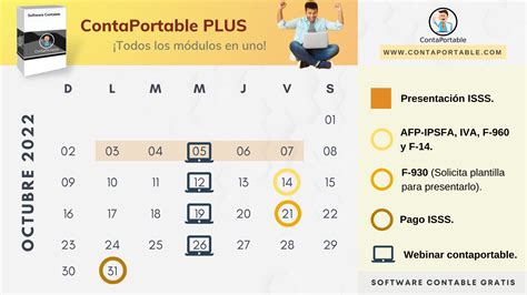 Calendario 2022 De Planillas Previsionales Isss Afp Ipsfa Y Otros