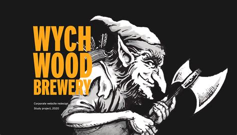 Wychwood Brewery: nice beer — nice website on Behance