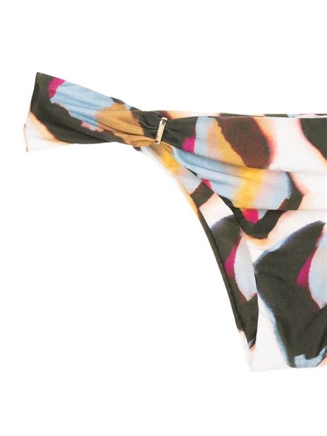 Lenny Niemeyer Bikini Bottom Con Estampado Abstracto Farfetch