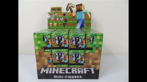 Minecraft Grass Series 1 Blind Box Mini Figures Unboxing Toy Opening