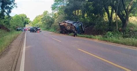 Acidente de trânsito em Erechim envolve três veículos na RS 211 Foco RS