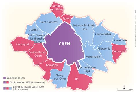 De La Ville De Caen Au District Du Grand Caen Une