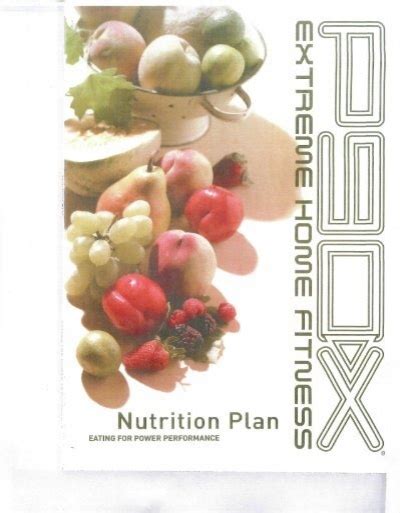 P90X nutrition plan