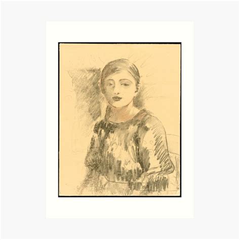 Berthe Morisot Portrait Of Julie Manet 1890 Art Print For Sale By