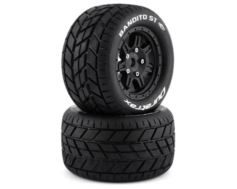 Duratrax Bandito St Belted Pre Mounted Truck Tires W Mm Hex