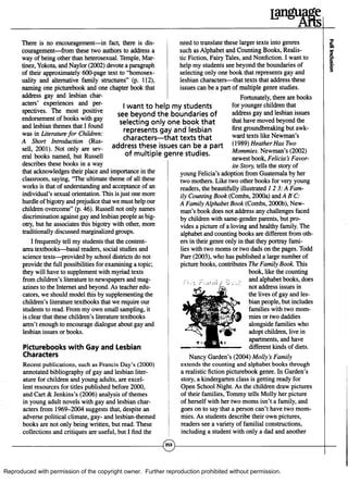 Understanding The Role Of Gay Lesbian Texts Films In Teacher Education Classrooms PDF