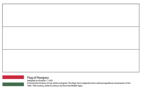 Flag of Hungary coloring page - ColouringPages