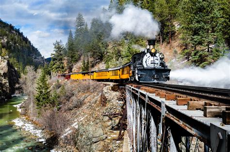 Around The Bend Durango Silverton Narrow Gauge Railroad Panorama By