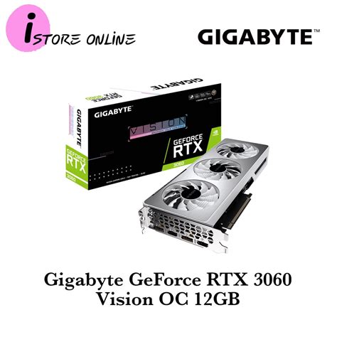 Gigabyte Geforce Rtx 3060 Vision Oc 12gb Gddr6 Graphic Cards Lhr Version Shopee Malaysia