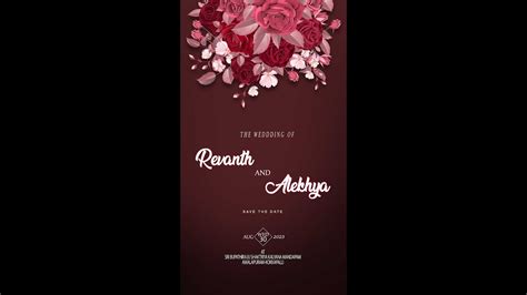 REVANTH Weds ALEKHYA YouTube