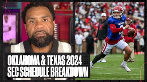 Oklahoma And Texas 2024 Sec Schedule Breakdown With Rj Young No 1 Cfb