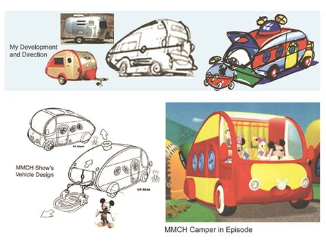 Mickey Mouse Clubhouse Camper Preliminary by Robert Heath at Coroflot.com